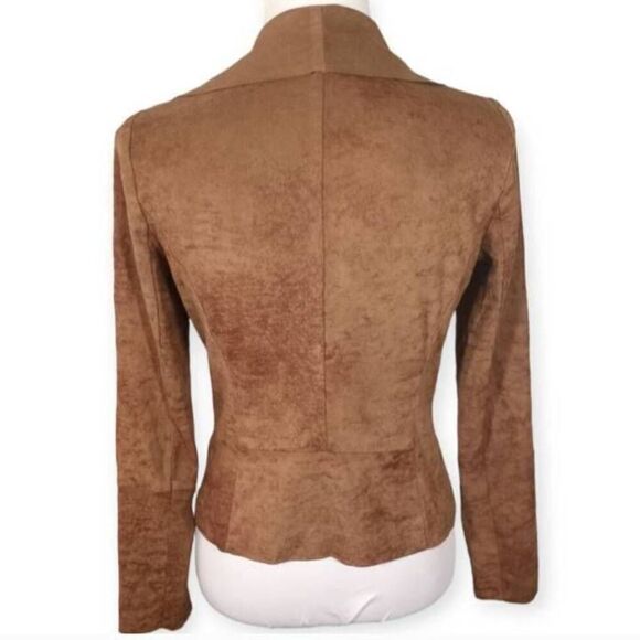 A.N.A A NEW APPROACH CAMEL FAUX SUEDE JACKET SZ.XS EUC. - Picture 4 of 7